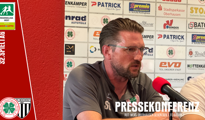 Pressekonferenz RWO - 1.FC Bocholt