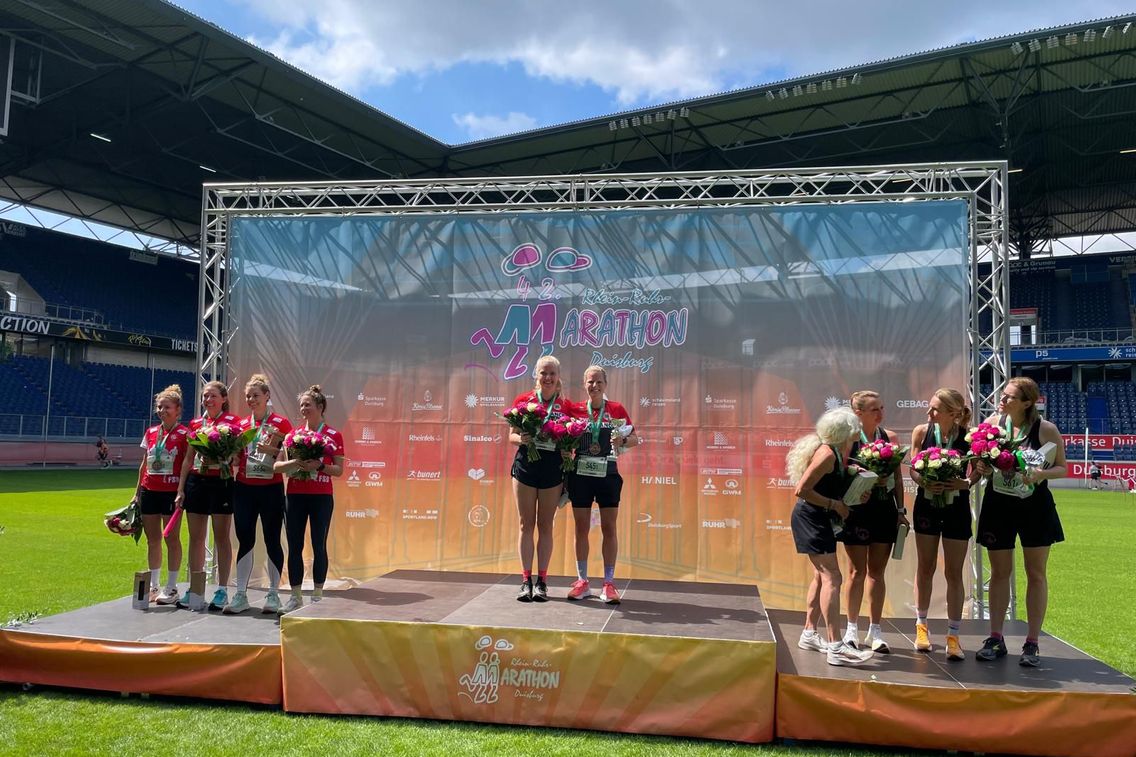 Foto zum Newsartikel Gold für unser Damenteam beim Rhein-Ruhr-Marathon