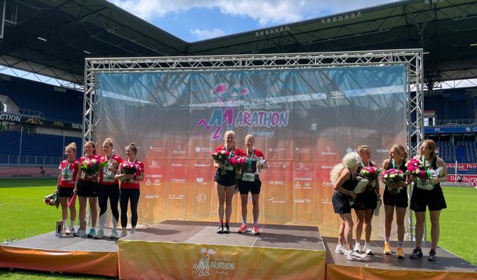 Gold für unser Damenteam beim Rhein-Ruhr-Marathon