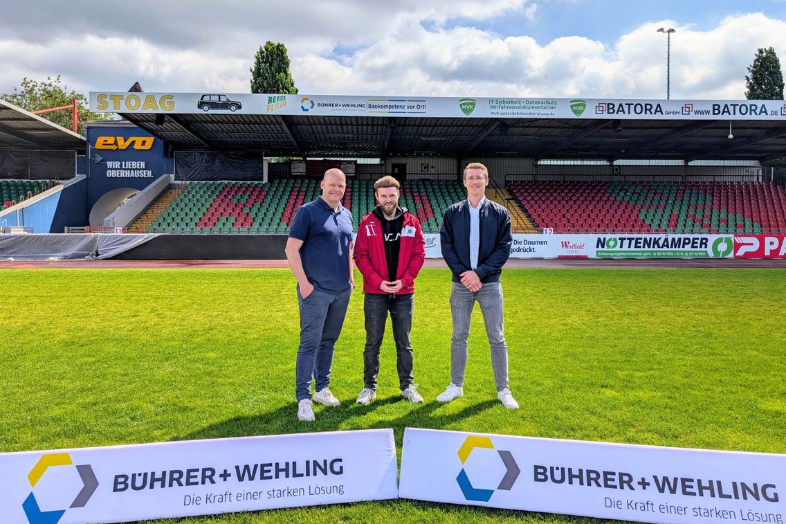 Foto zum Newsartikel Bührer + Wehling bleibt Premium-Partner der Kleeblätter